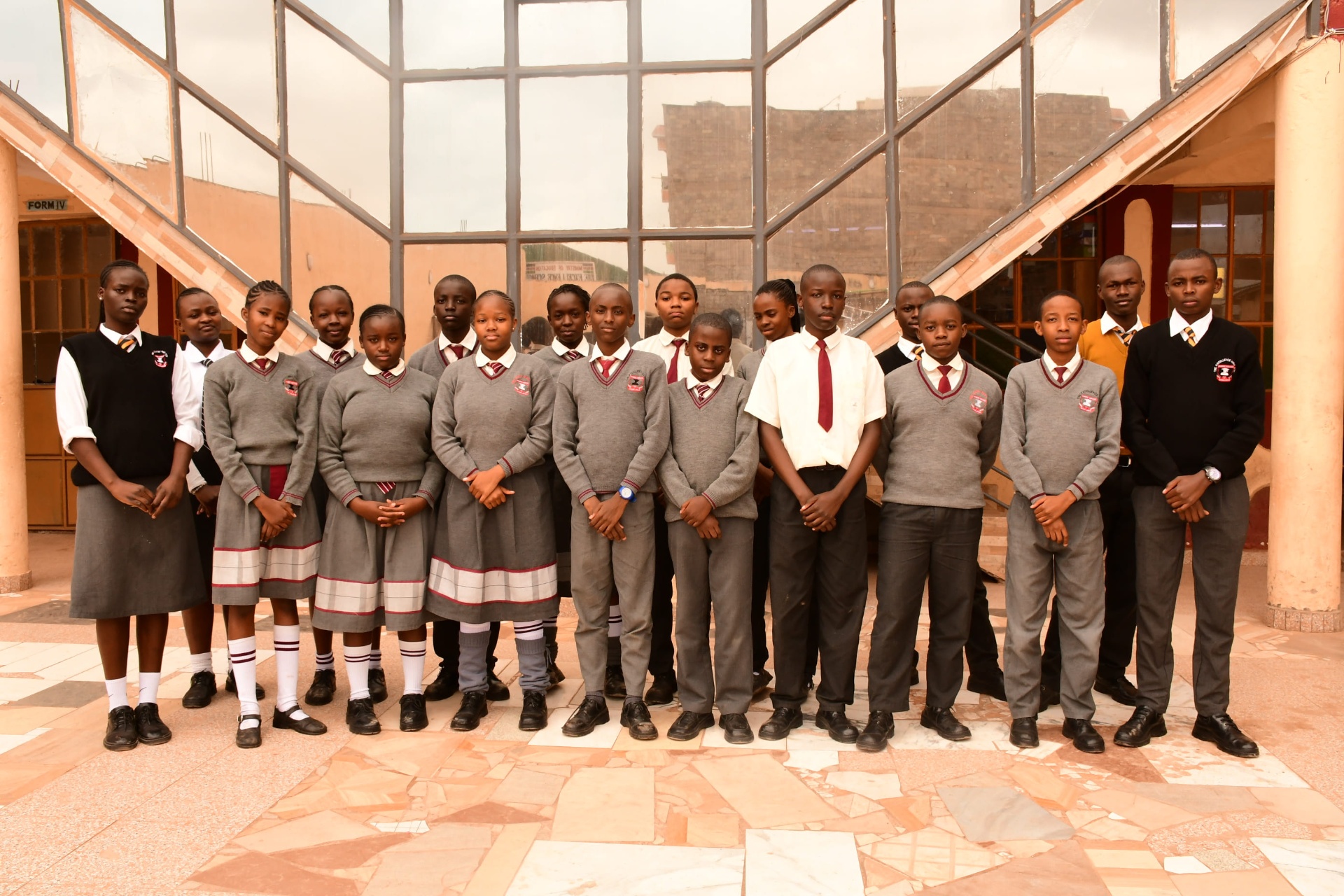 Senior secondary class group photo